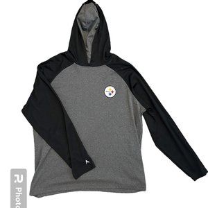 Pittsburgh Steelers Lightweight Hoodie / Shirt by Antigua
